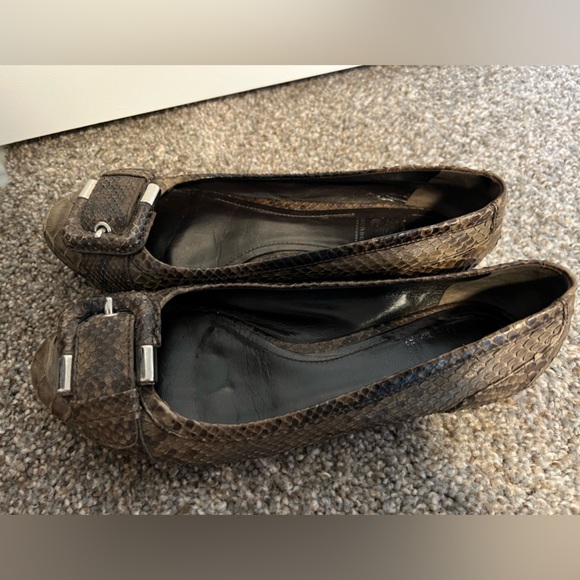 Burberry Snakeskin Flats 36 - Picture 1 of 4